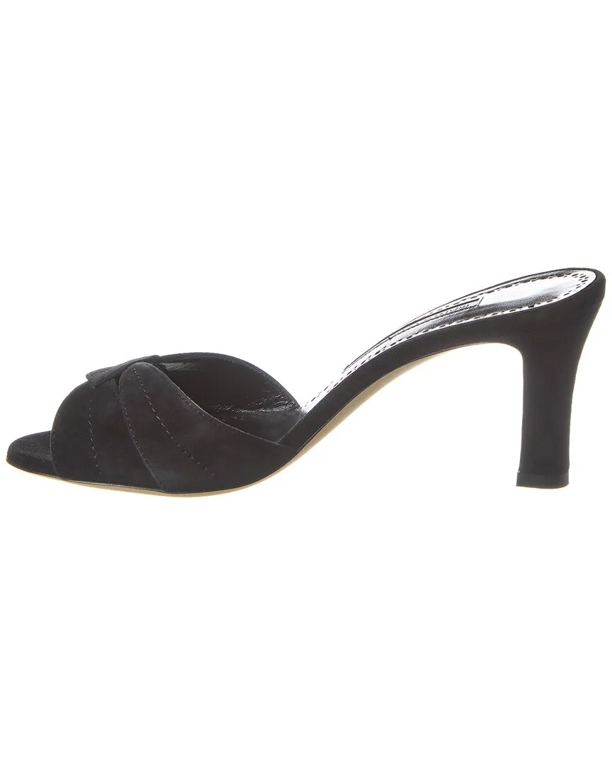 Manolo Blahnik Siemu 70 Suede Mule Shoes_Manolo-Blahnik