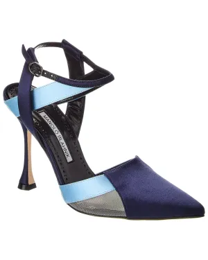 Manolo Blahnik Tamer 100 Satin Pump Shoes_Manolo-Blahnik