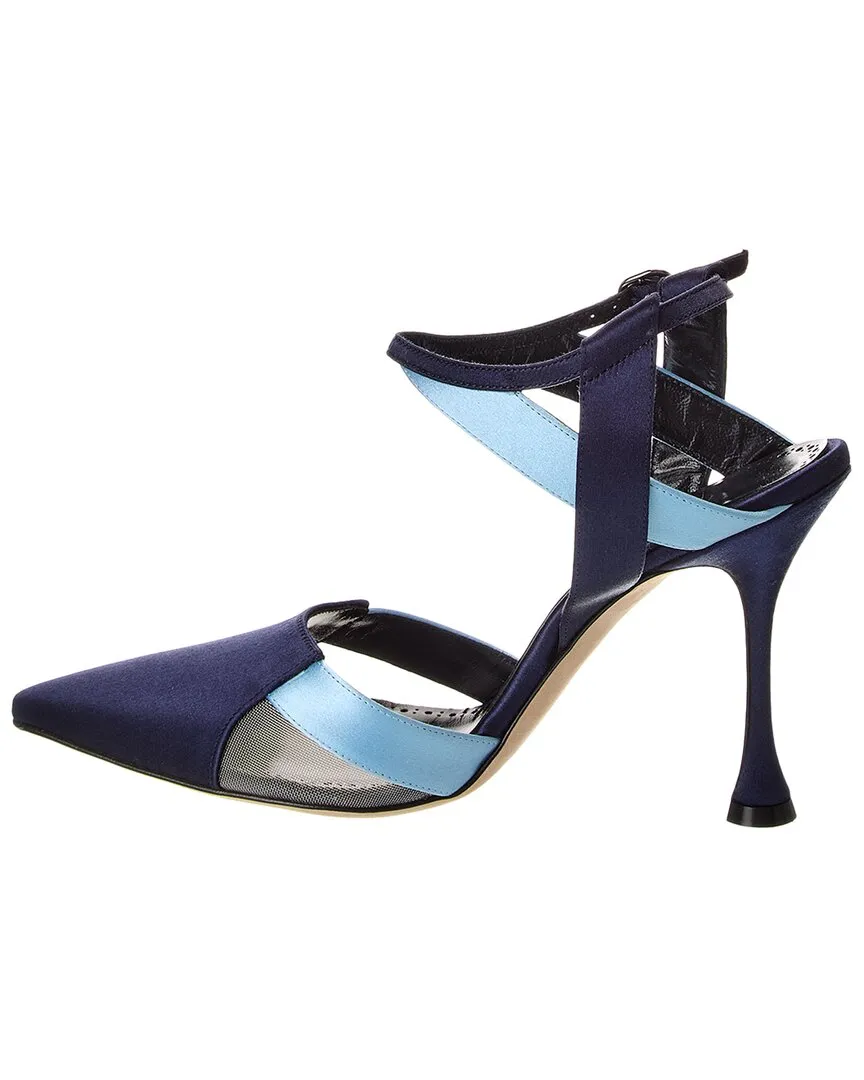 Manolo Blahnik Tamer 100 Satin Pump Shoes_Manolo-Blahnik