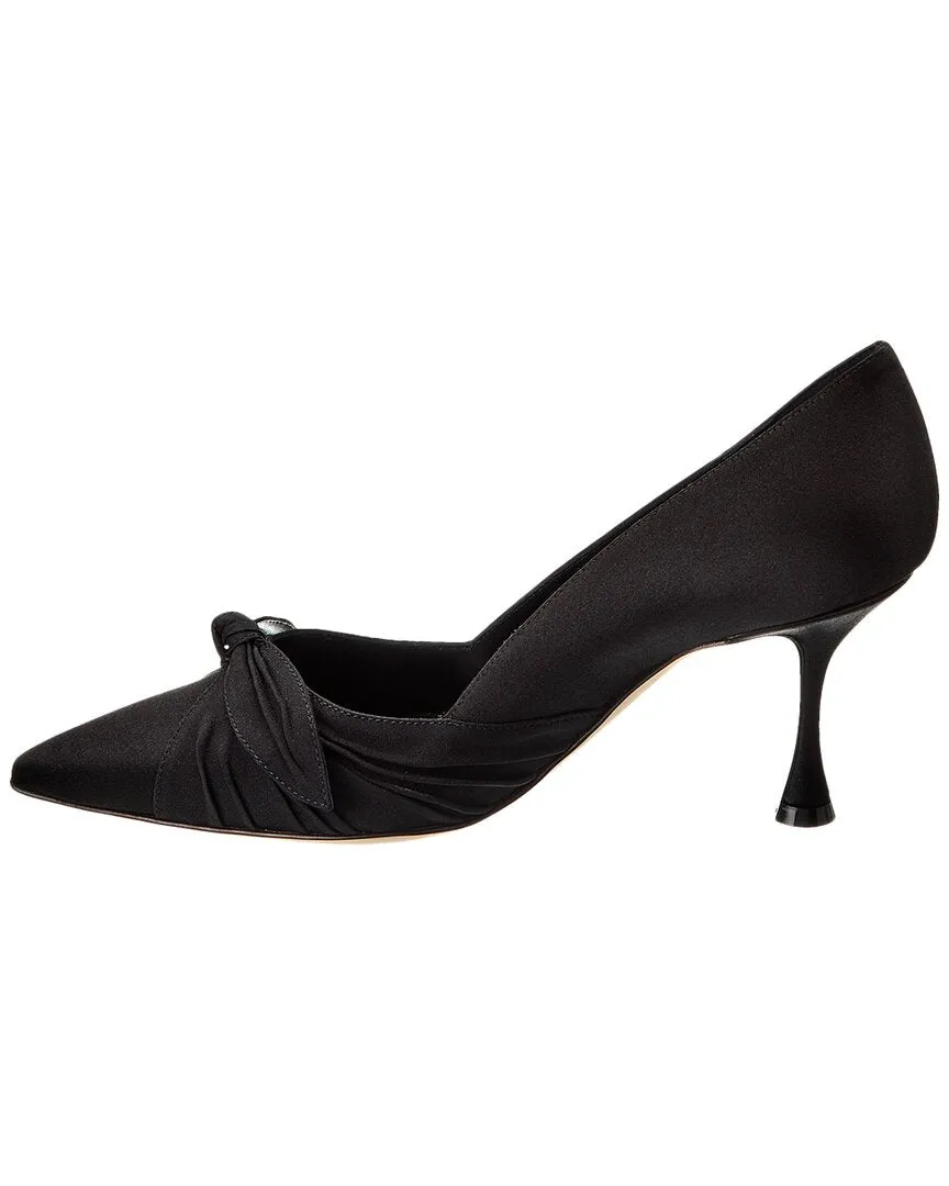 Manolo Blahnik Terka 70 Satin Pump Shoes_Manolo-Blahnik