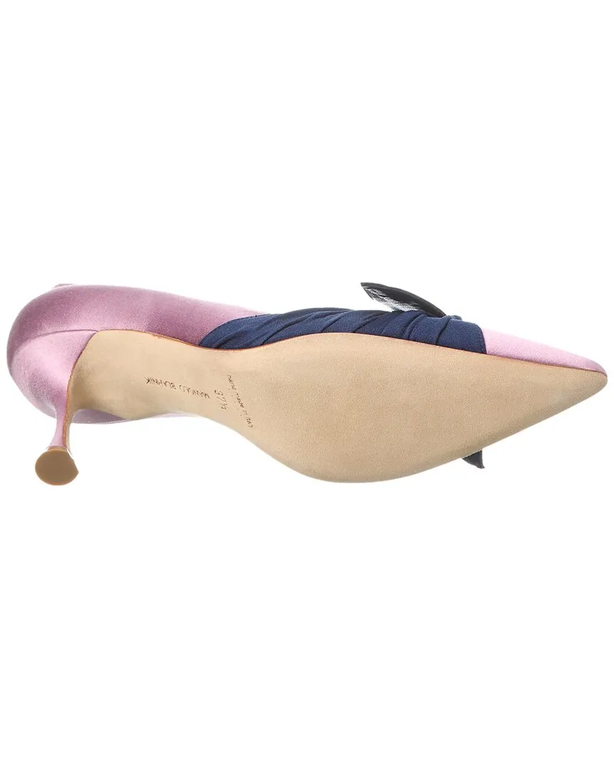 Manolo Blahnik Terka 70 Satin Pump Shoes_Manolo-Blahnik