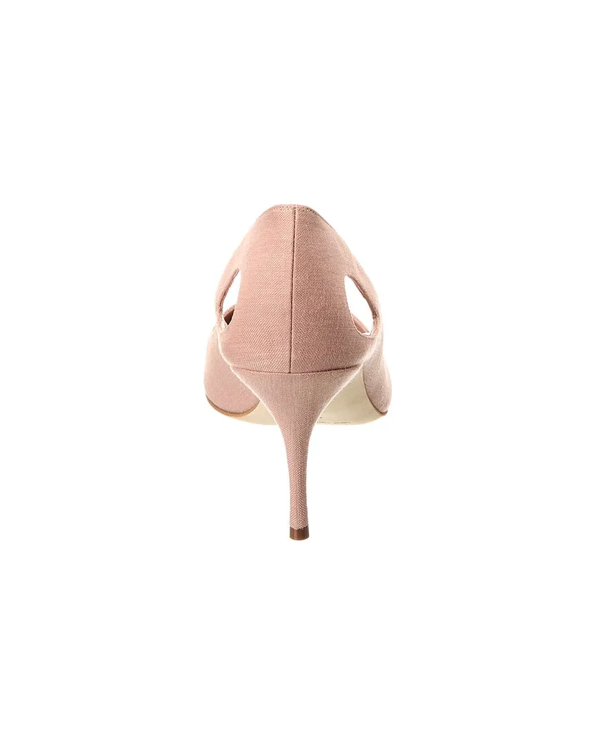 Manolo Blahnik Toplaca 70 Linen Pump Shoes_Manolo-Blahnik