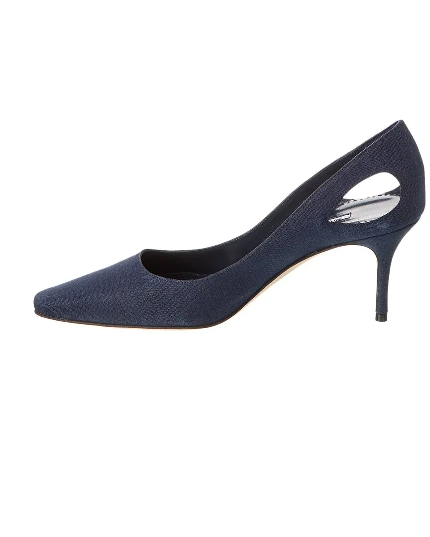 Manolo Blahnik Toplaca 70 Linen Pump Shoes_Manolo-Blahnik