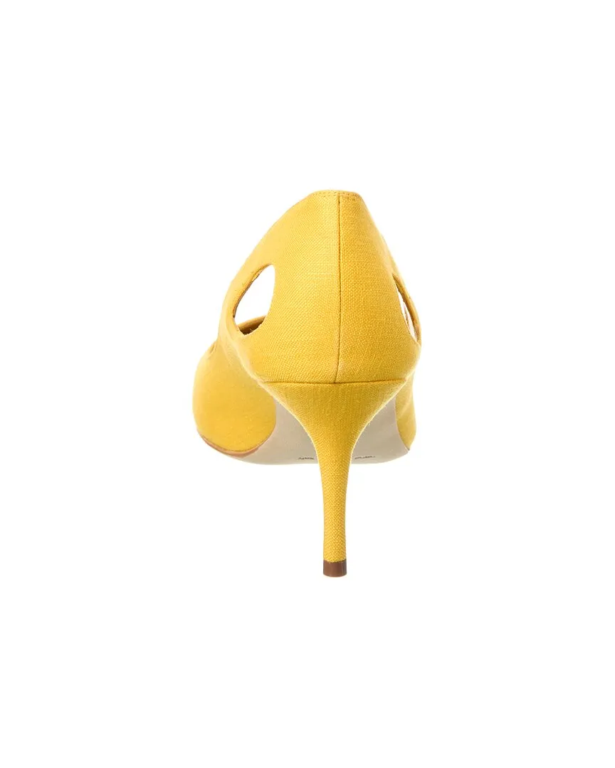 Manolo Blahnik Toplaca 70 Linen Pump Shoes_Manolo-Blahnik