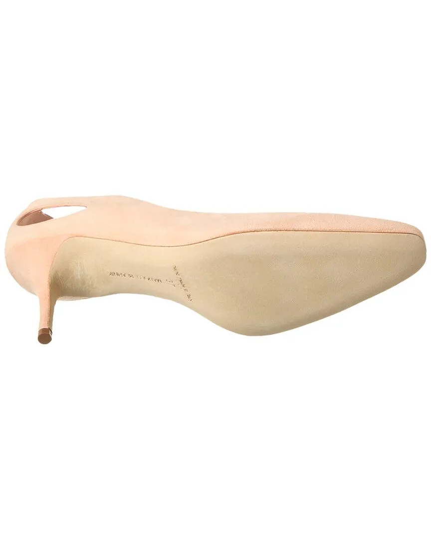 Manolo Blahnik Toplaca 70 Suede Pump Shoes_Manolo-Blahnik