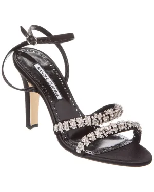 Manolo Blahnik Vedada 105 Satin Sandal Shoes_Manolo-Blahnik
