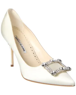 Manolo Blahnik Vitala 90 Satin Pump Shoes_Manolo-Blahnik