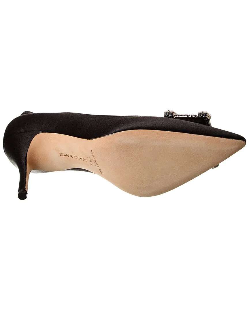 Manolo Blahnik Vitala 90 Satin Pump Shoes_Manolo-Blahnik