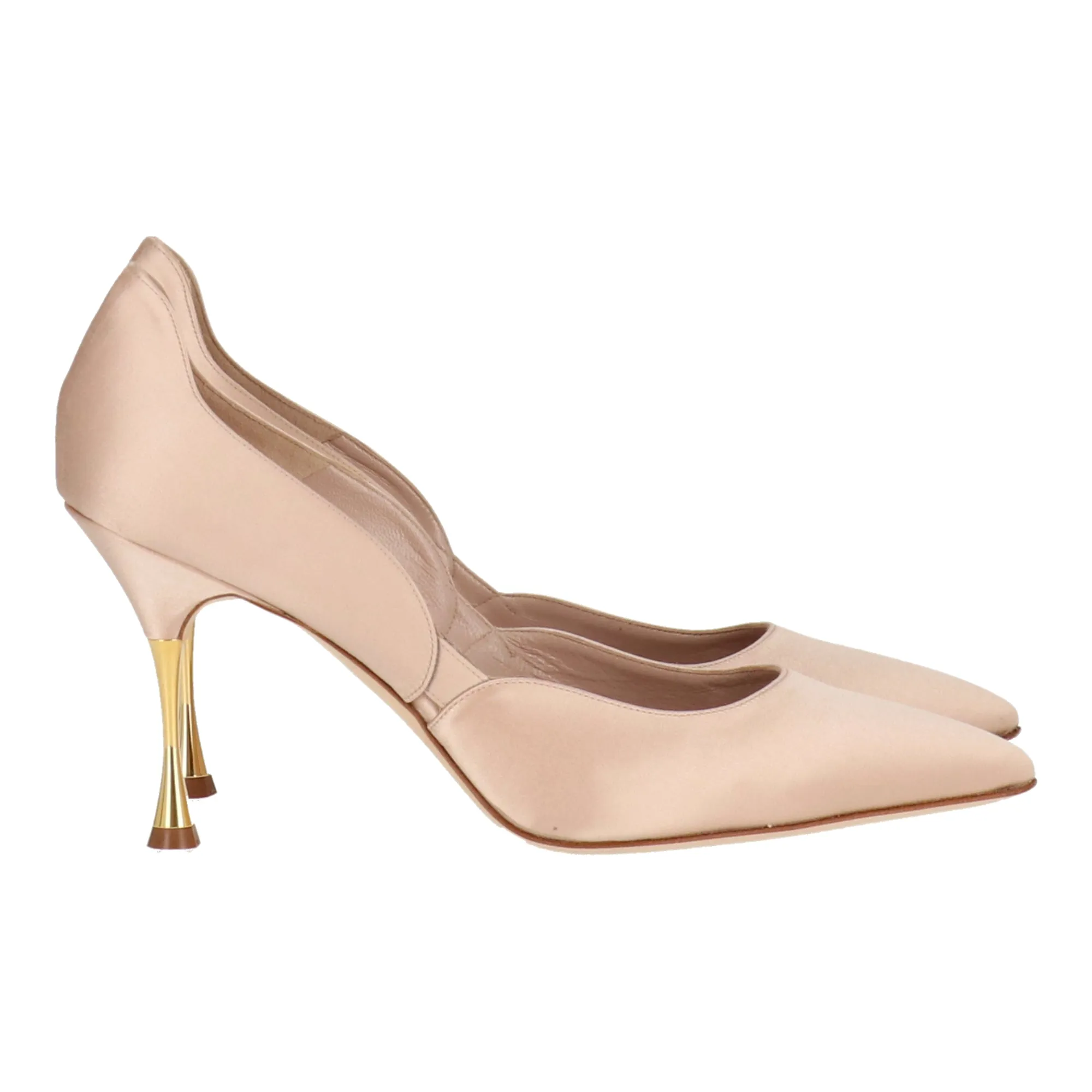 Manolo Blahnik Womens Beige Pump Shoes_Manolo-Blahnik