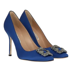 Manolo Blahnik Womens Blue Pump Shoes_Manolo-Blahnik