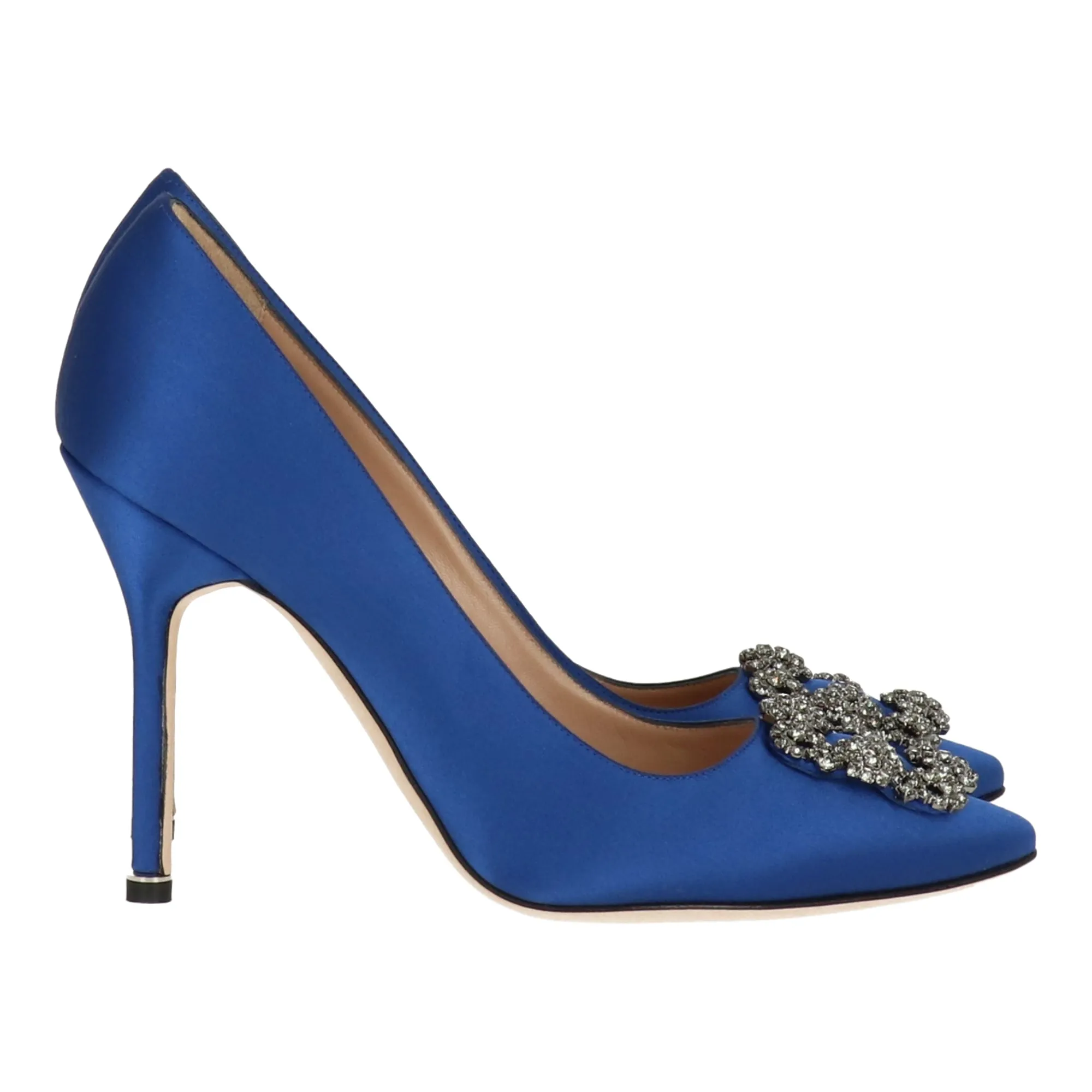 Manolo Blahnik Womens Blue Pump Shoes_Manolo-Blahnik