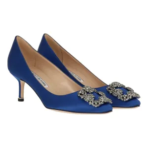 Manolo Blahnik Womens Blue Pump Shoes_Manolo-Blahnik