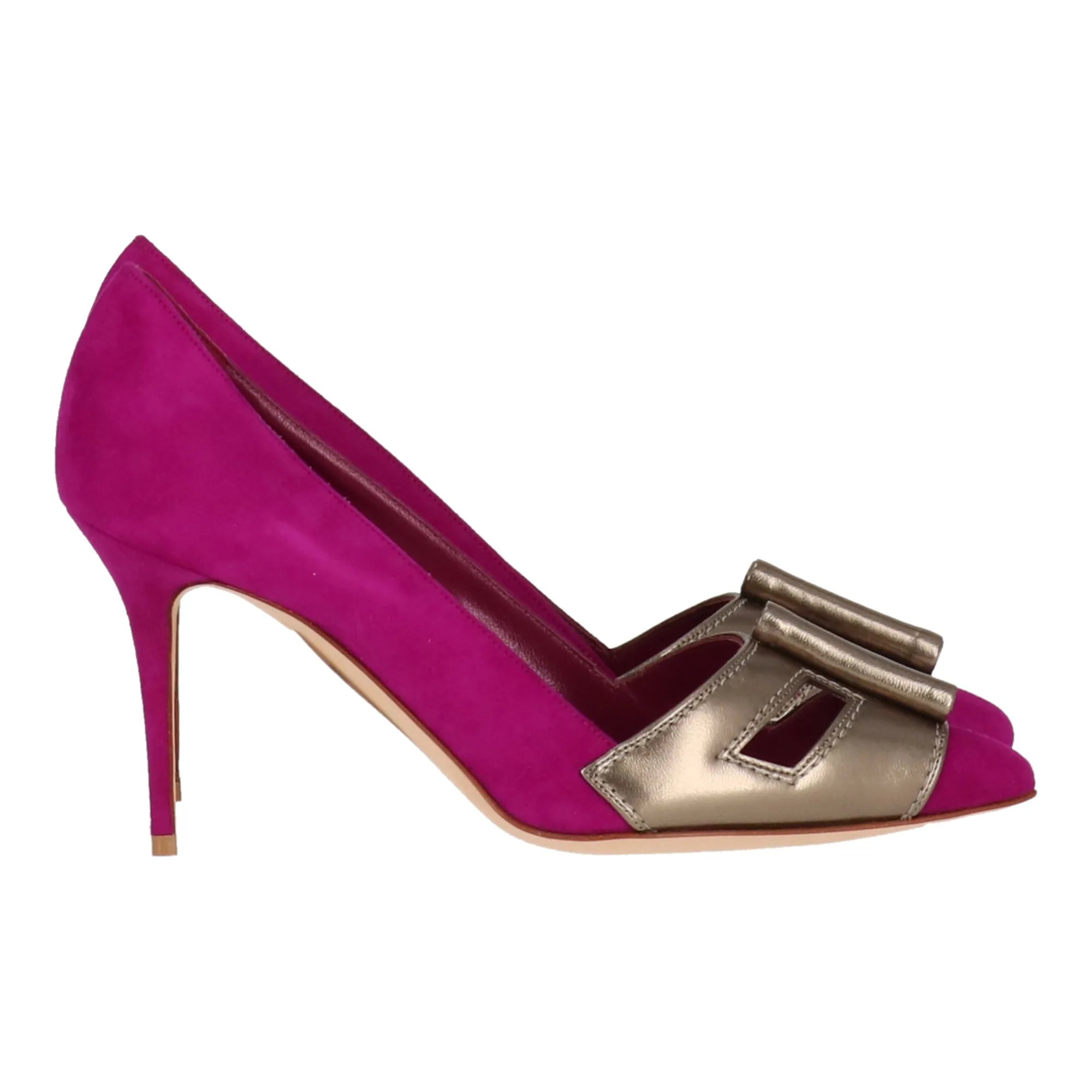 Manolo Blahnik Womens Purple Pump Shoes_Manolo-Blahnik