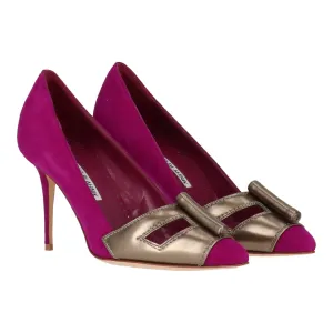 Manolo Blahnik Womens Purple Pump Shoes_Manolo-Blahnik