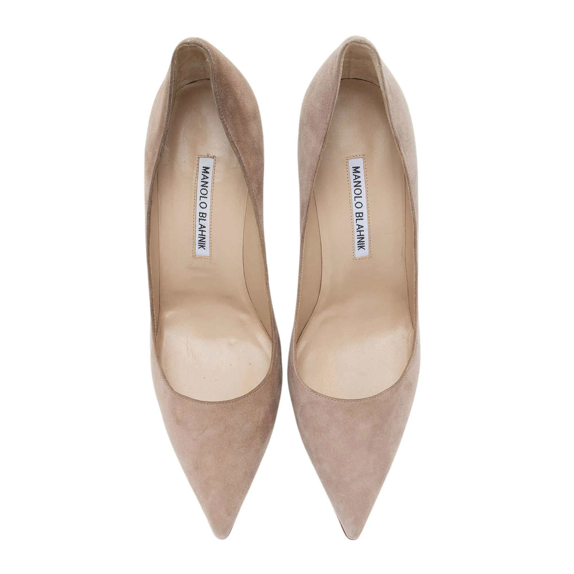 Manolo Blanik Suede BB Pumps Shoes_Manolo-Blahnik