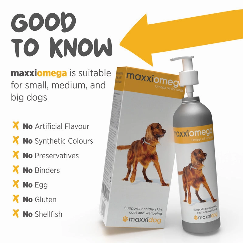 Maxxipaws MaxxiOmega (Omega Oil) Supplements for Dogs