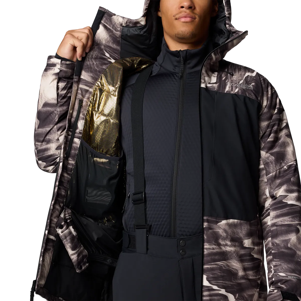 Men's Winter District III Printed Jacket Asics Shoes