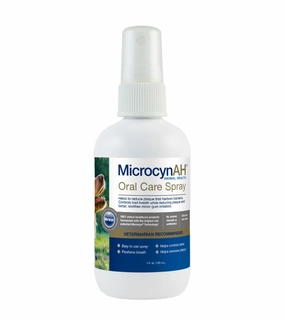 MicrocynAH Oral Care Spray for Dogs & Cats pet coat care,skin health