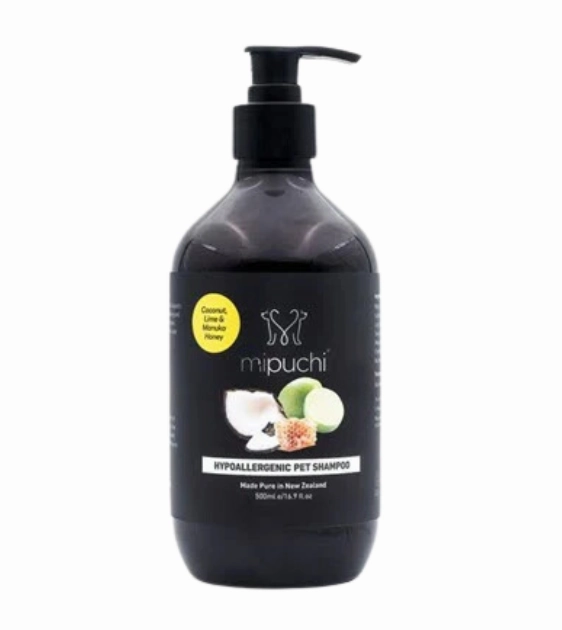 Mipuchi Hypoallergenic Pet Shampoo (Coconut, Lime and Manuka) dog shampoo,bathing supplies