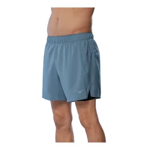Mizuno Men's Core 5.5 2 in 1 Short in Citadel SS25 Shoes_Mizuno