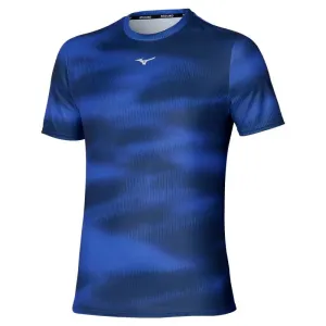 Mizuno Men's Core Graphic Tee in Reflex Blue SS25 Shoes_Mizuno