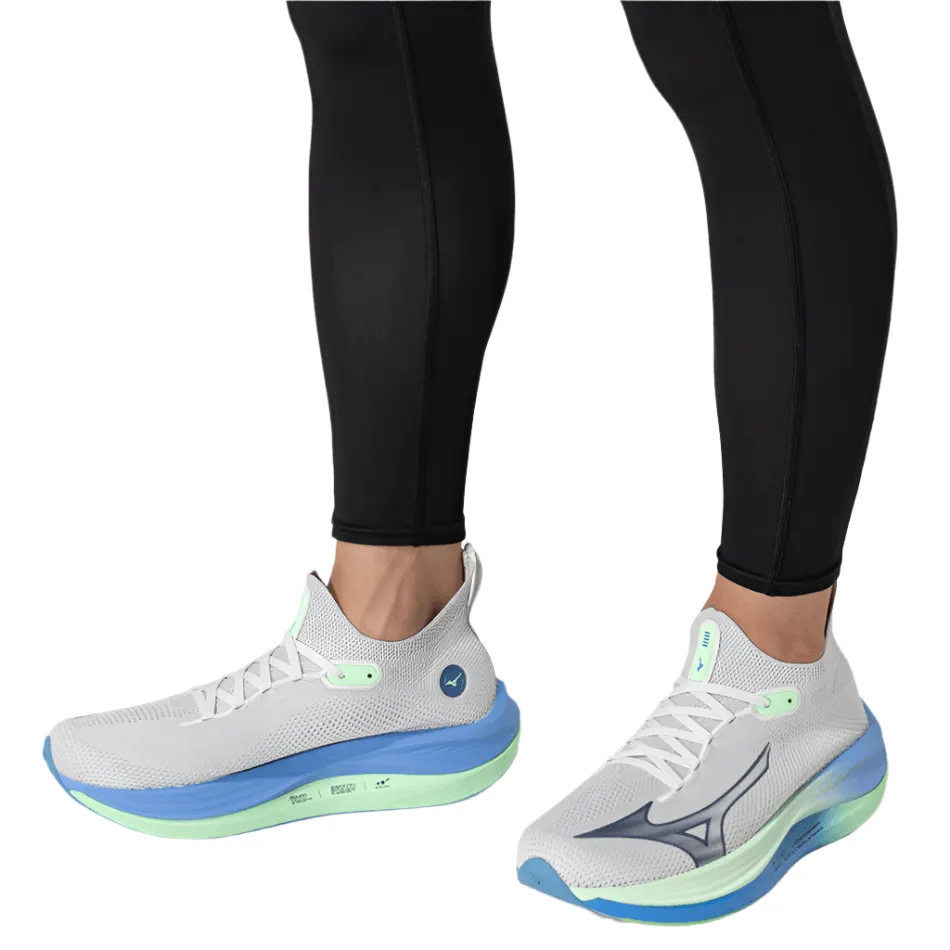 Mizuno Men's Neo Vista Running Shoes in Nimbus Cloud/Vintage Indigo/Neo Mint SS25 Shoes_Mizuno