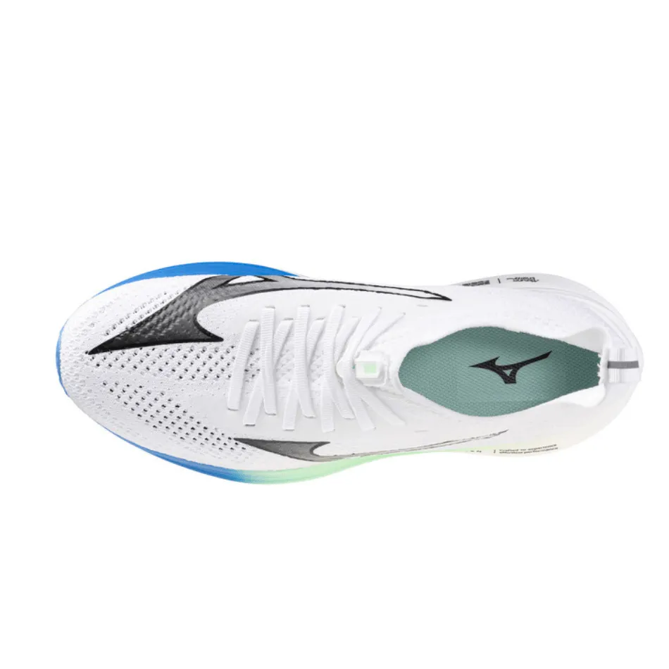 Mizuno Men's Neo Zen Running Shoes in White/Black/Frontier Blue SS25 Shoes_Mizuno