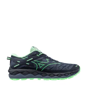 Mizuno Men's Wave Mujin 10 Running Shoes in Vintage Indigo/Neo Mint/India Ink SS25 Shoes_Mizuno