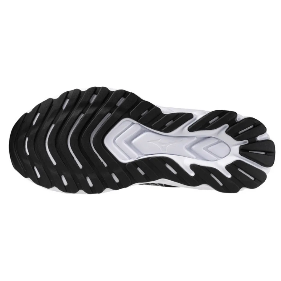 Mizuno Men's Wave Skyrise 6 Running Shoes in Black/White/Blue Pace SS25 Shoes_Mizuno