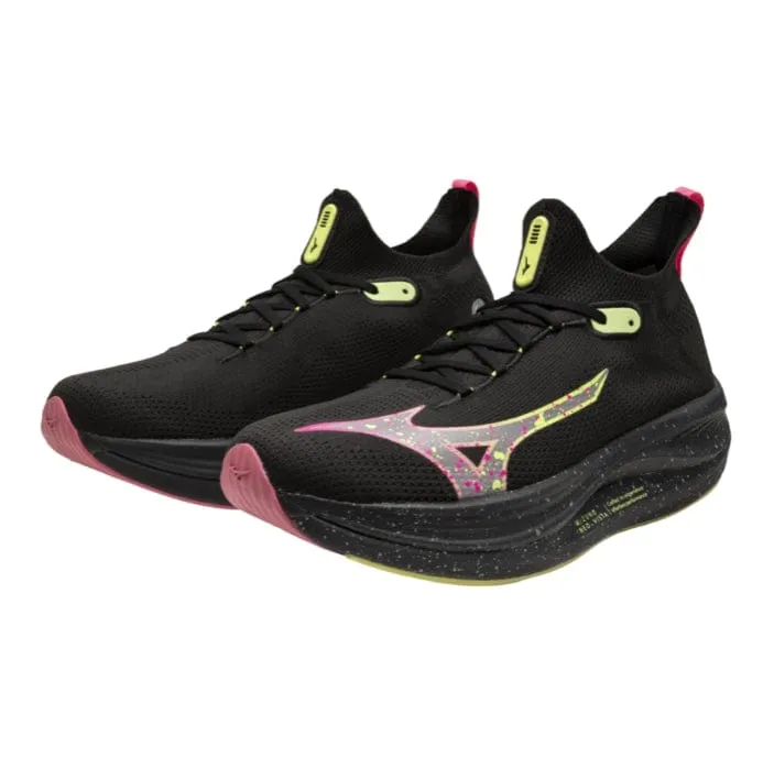 Mizuno Neo Vista Men's Running Shoes-Black Silver/Pink Tetra AW24 Shoes_Mizuno