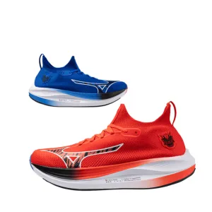 Mizuno Unisex Neo Vista Running Shoes in Oni Demon Mizuno Ignition Red/Black/Baseball Blue SS25 Shoes_Mizuno