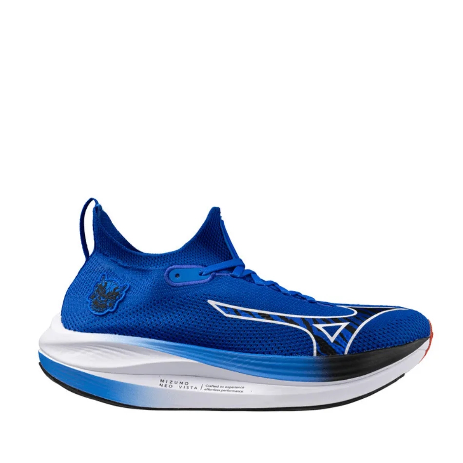 Mizuno Unisex Neo Vista Running Shoes in Oni Demon Mizuno Ignition Red/Black/Baseball Blue SS25 Shoes_Mizuno