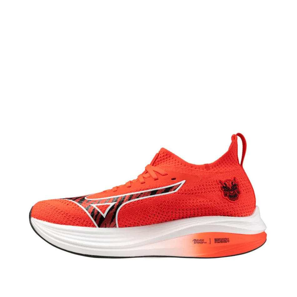 Mizuno Unisex Neo Zen Shoes in Oni Demon Baseball Blue/Black/Mizuno Ignition Red SS25 Shoes_Mizuno