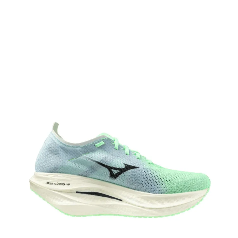 Mizuno Unisex Wave Rebellion Pro 3 Running Shoes in Neo Mint/Black/Hint of Mint SS25 Shoes_Mizuno
