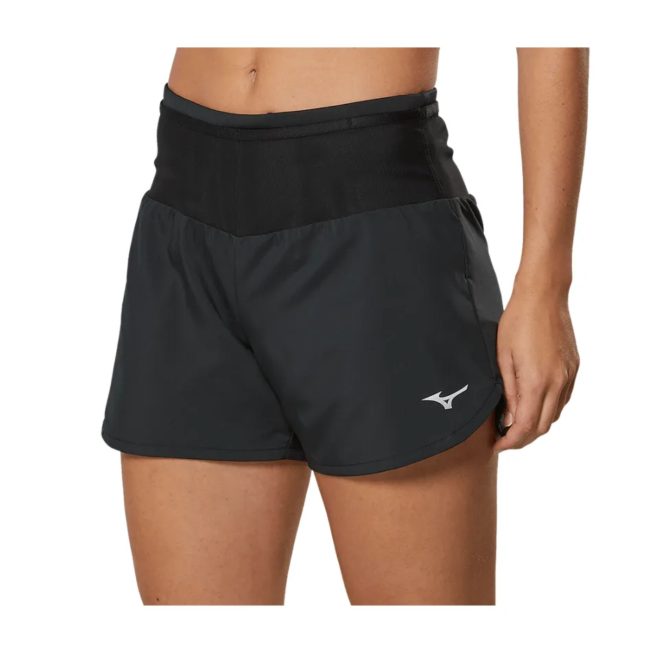Mizuno Women's Multi Pocket Short in Black SS25 Shoes_Mizuno