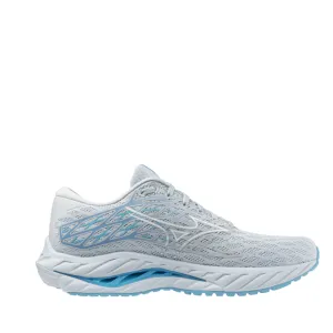 Mizuno Women's Wave Inspire 20 Running Shoes in Plein air/white/river blue Shoes_Mizuno
