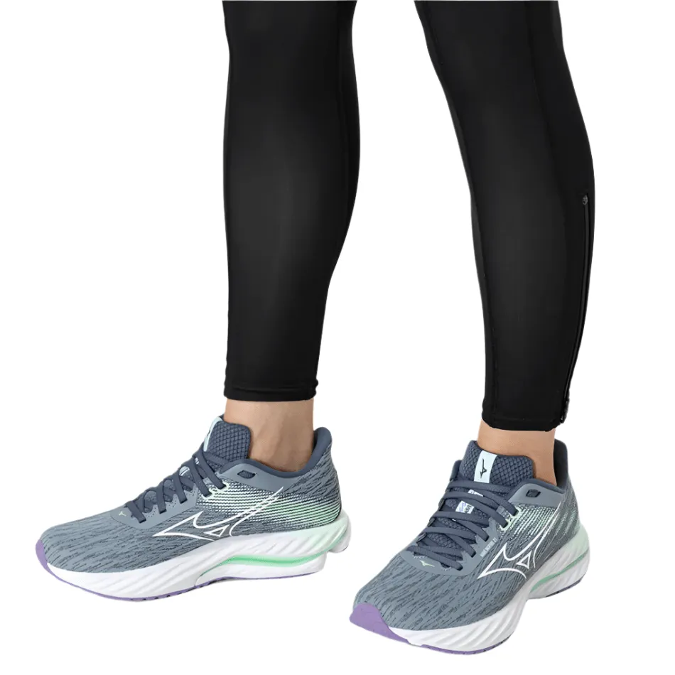 Mizuno Women's Wave Inspire 21 Running Shoes in Tradewinds/White/Neo Mint SS25 Shoes_Mizuno