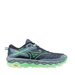 Mizuno Women's Wave Mujin 10 Running Shoes in Violet Indigo/Neo Mint/Citadel SS25 Shoes_Mizuno