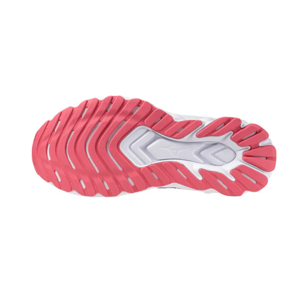 Mizuno Women's Wave Skyrise 6 Running Shoes in Black/Camellia Rose SS25 Shoes_Mizuno