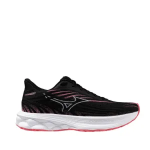 Mizuno Women's Wave Skyrise 6 Running Shoes in Black/Camellia Rose SS25 Shoes_Mizuno