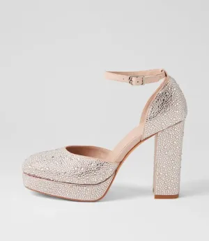 Mollini Angelar Silver Nude - LAST PAIR size 40 Shoes_Mollini