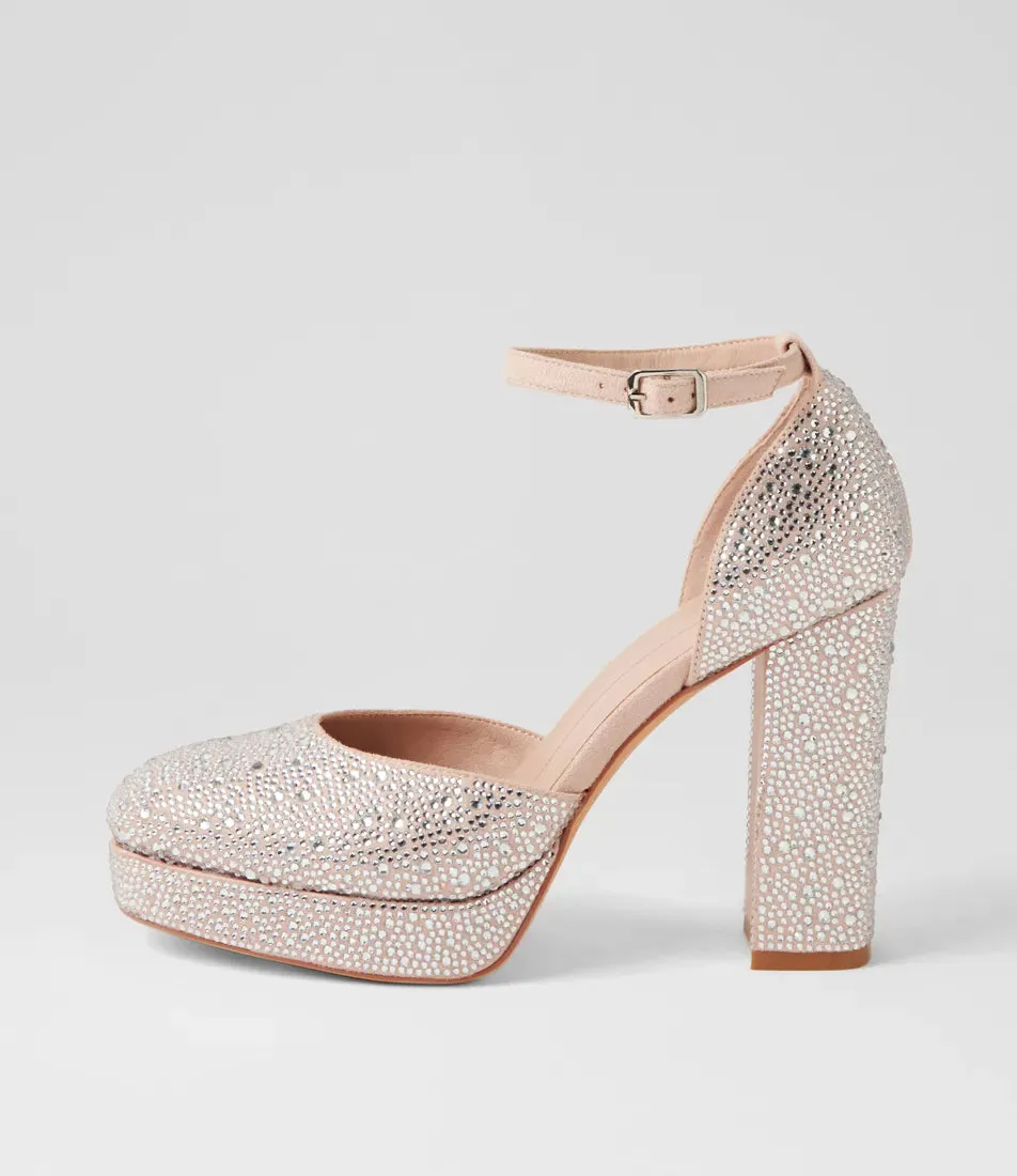 Mollini Angelar Silver Nude - LAST PAIR size 40 Shoes_Mollini