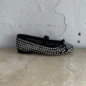 Mollini Beriza Black Silver Jewelled - LAST PAIR size 37 Shoes_Mollini