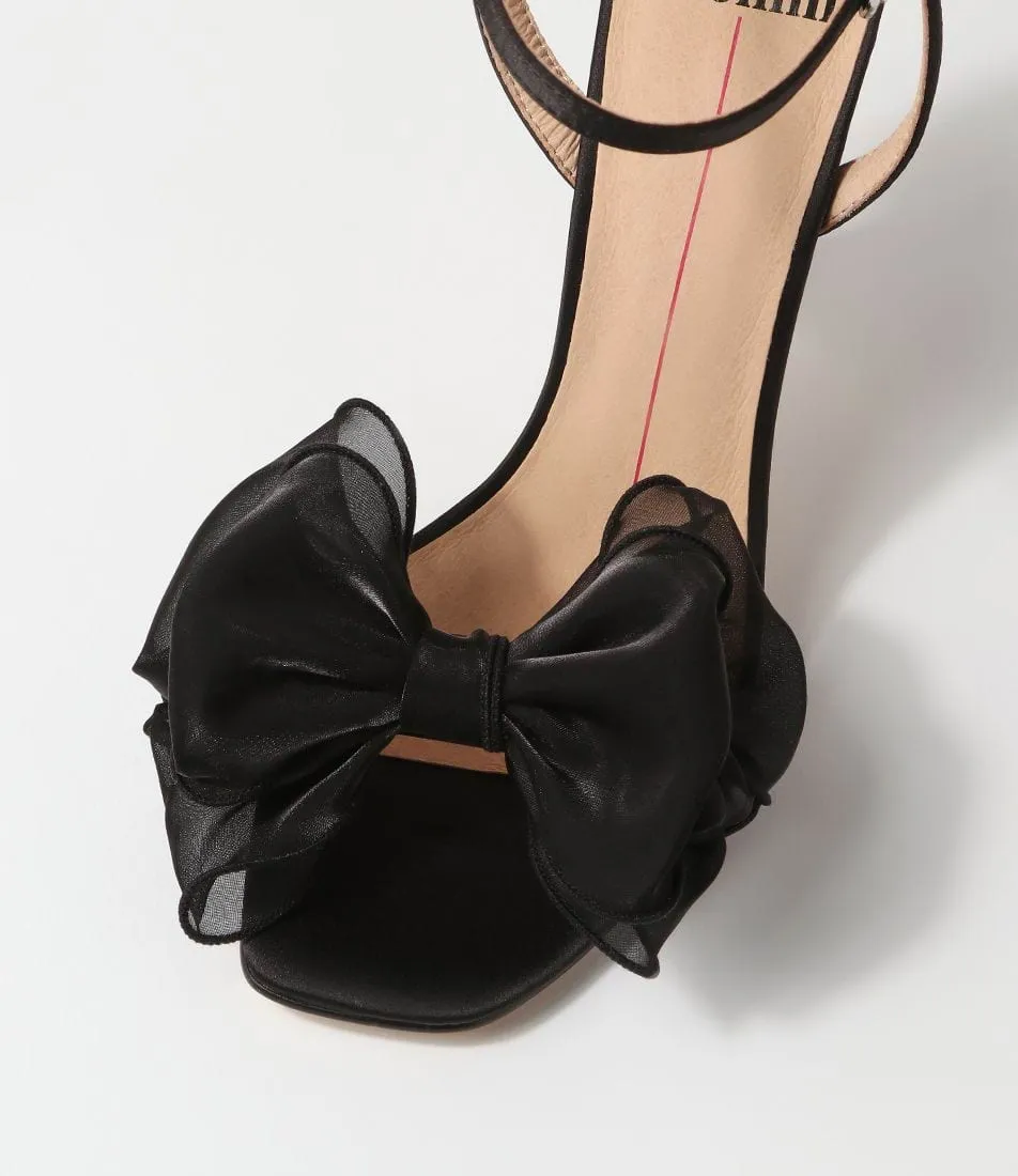 Mollini Daphne Black Heels - LAST PAIR size 42 Shoes_Mollini