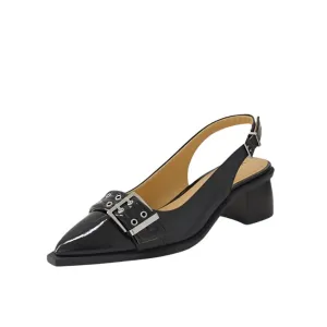 Mollini Glint Heel Black Shoes_Mollini