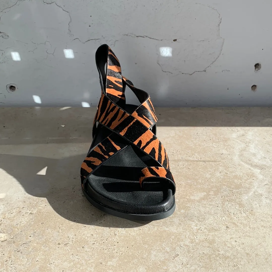 Mollini Huiro Tan Zebra - LAST PAIR size 36 Shoes_Mollini