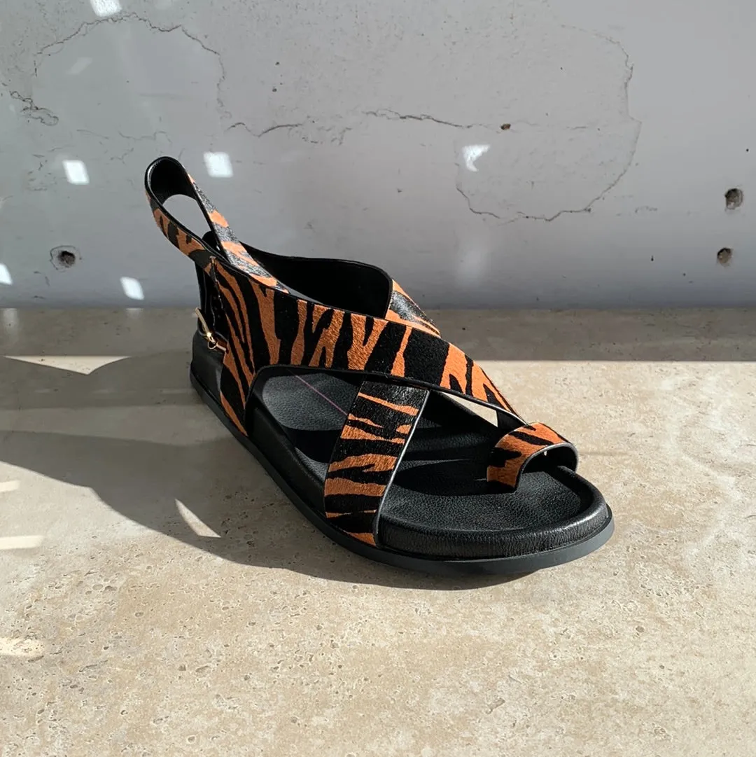 Mollini Huiro Tan Zebra - LAST PAIR size 36 Shoes_Mollini