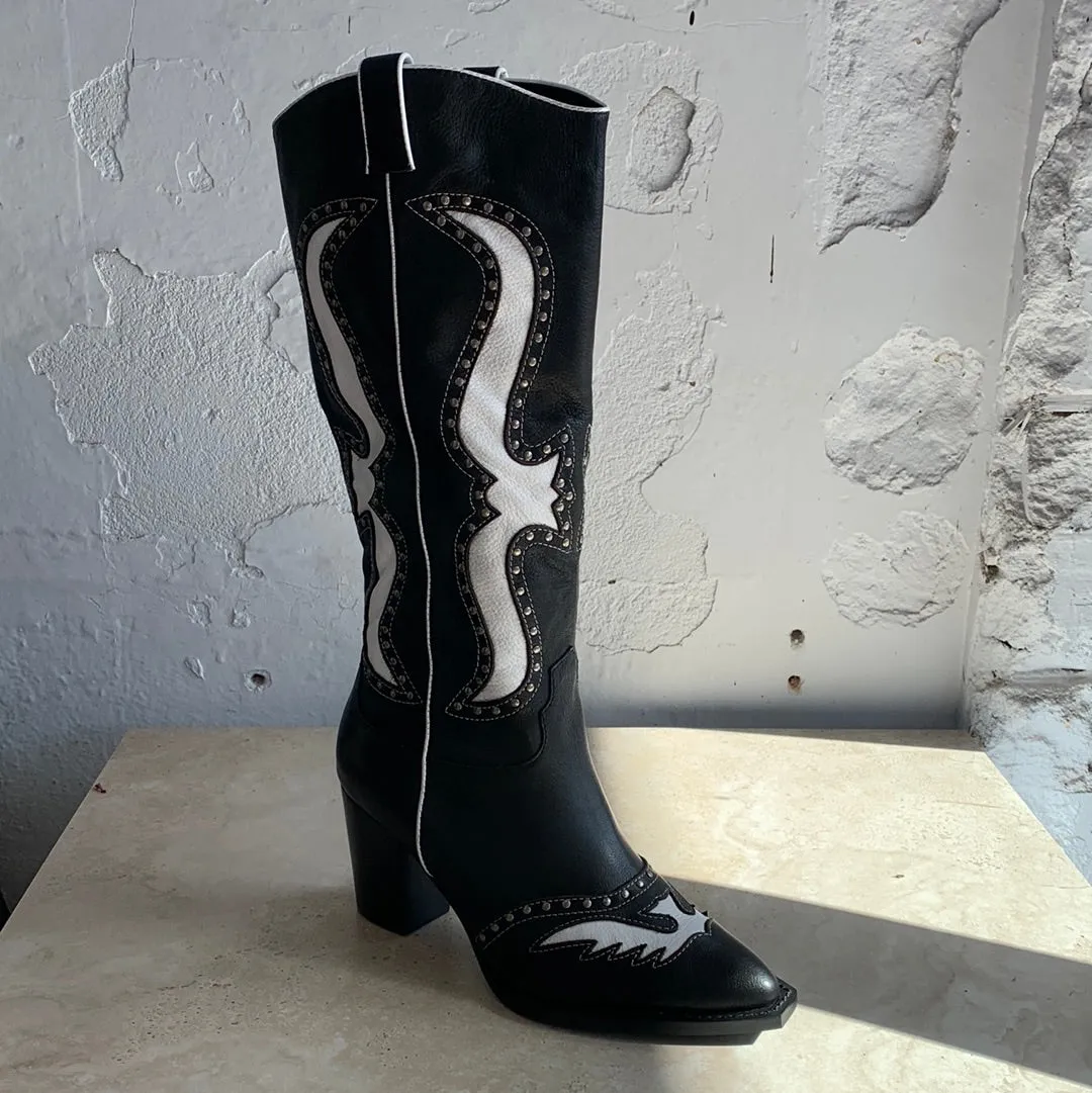 Mollini Lurva Black/White Shoes_Mollini
