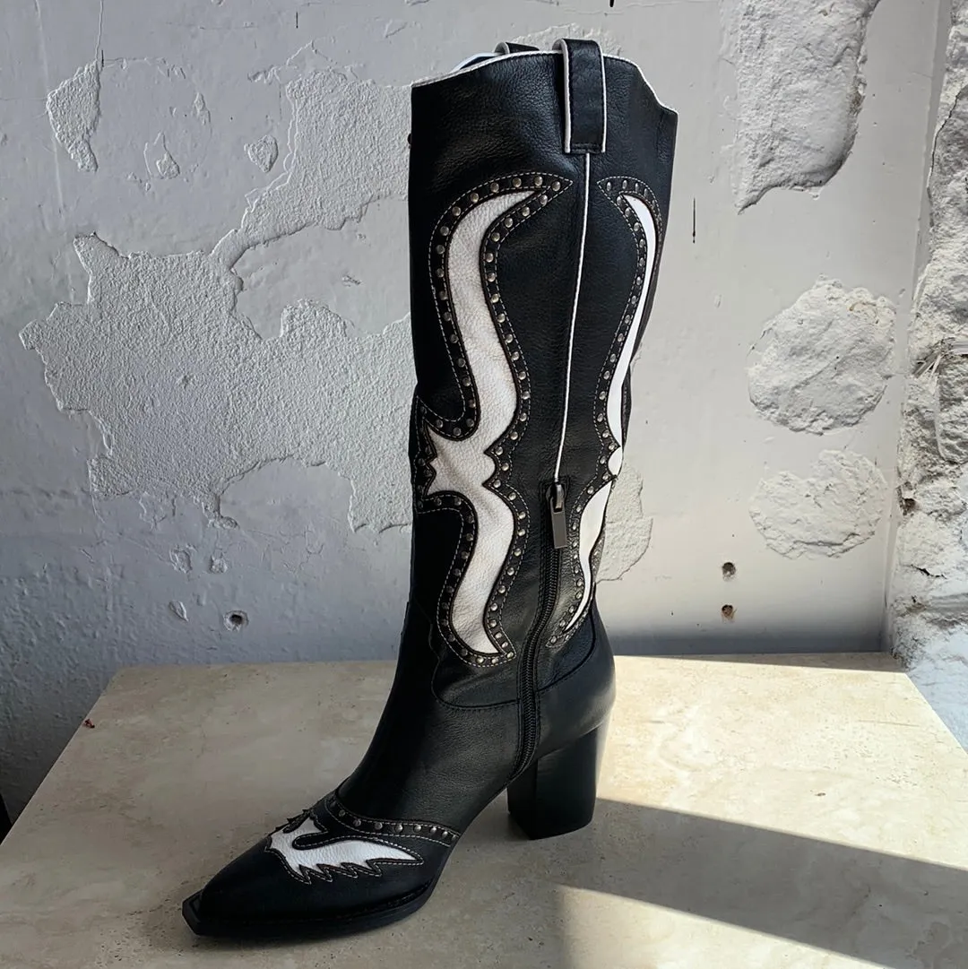 Mollini Lurva Black/White Shoes_Mollini