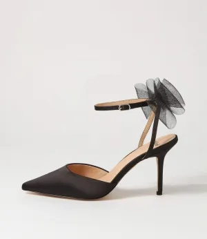 Mollini Myday Black Satin Shoes_Mollini